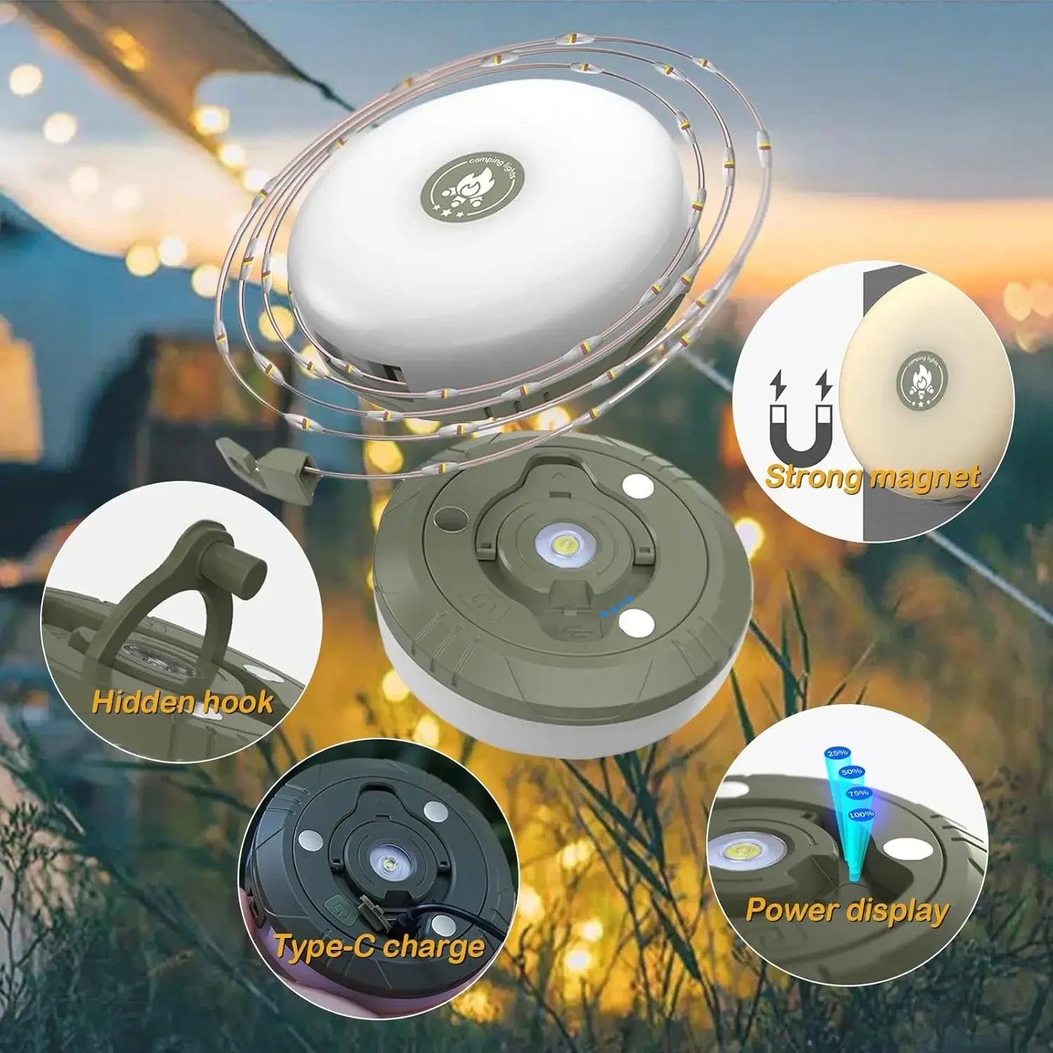Illuminate Memories, Transform Every Outdoor Moment with CLEVER Camping Light
